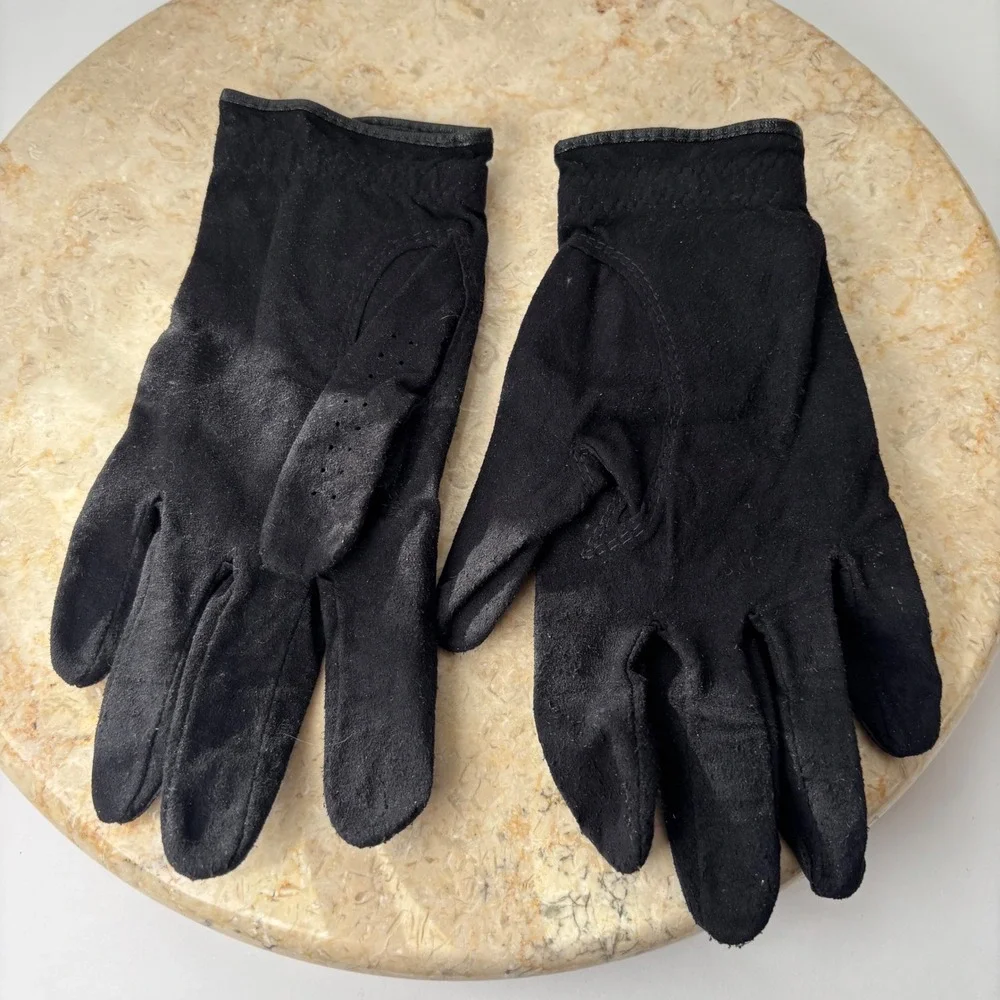 FootJoy RainGrip Golf Gloves Ladies Small‎ Black Pair